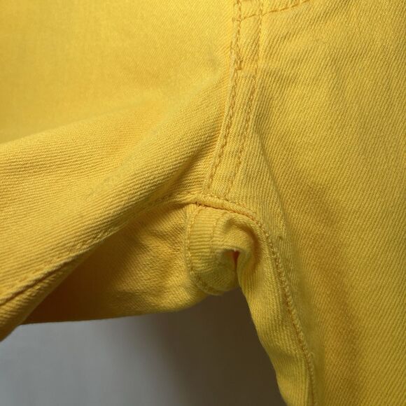 Romeo & Juliet Couture Skinny Jeans Womens Size 27 (27x28) Dandelion Yellow $140 - Picture 6 of 14